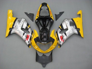 2001-2003 Yellow Silver Glossy Black Red Suzuki GSXR 600 / GSXR 750 Motorcycle Fairings