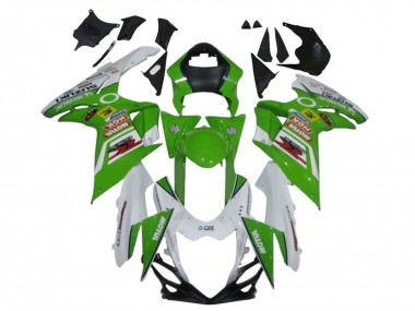2011-2024 White Green Red Motul Suzuki GSXR 600 / GSXR 750 Motorcycle Fairings