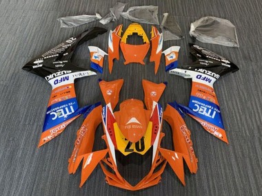2011-2024 Orange Blue White Black Yellow 20 Suzuki GSXR 600 / GSXR 750 Motorcycle Fairings