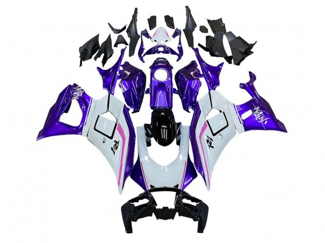 2021-2024 White Purple Pink Yamaha YZF R7 Motorcycle Fairings