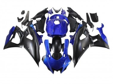 2021-2024 Blue Matte Black Yamaha YZF R7 Motorcycle Fairings