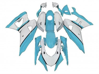 2021-2024 Blue Turquoise White Yamaha YZF R7 Motorcycle Fairings