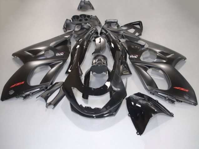 1996-2007 Matte Black Glossy Black Red Yamaha YZF600R Thundercat Motorcycle Fairings