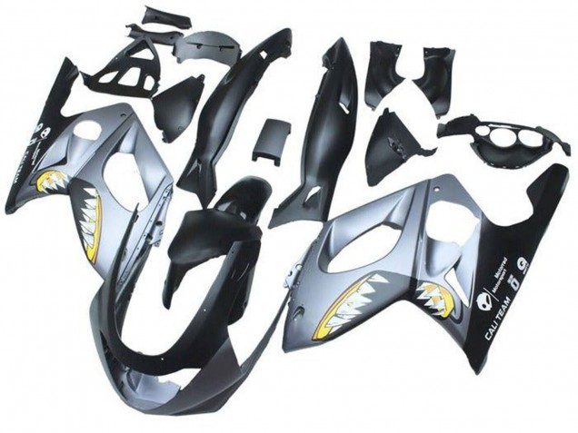 1996-2007 Matte Black Grey Shark Yamaha YZF600R Thundercat Motorcycle Fairings