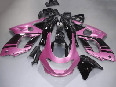 1996-2007 Pink Glossy Black Yamaha YZF600R Thundercat Motorcycle Fairings