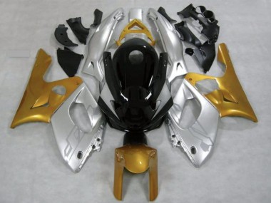 1996-2007 Silver Gold Glossy Black Yamaha YZF600R Thundercat Motorcycle Fairings