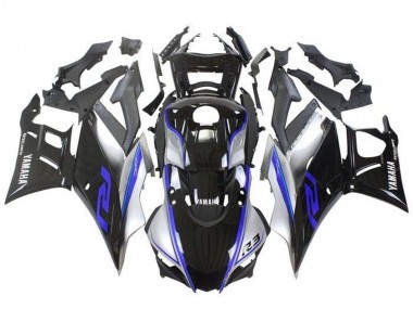 2019-2021 Silver Blue Black Yamaha YZF R3/R25 Motorcycle Fairings