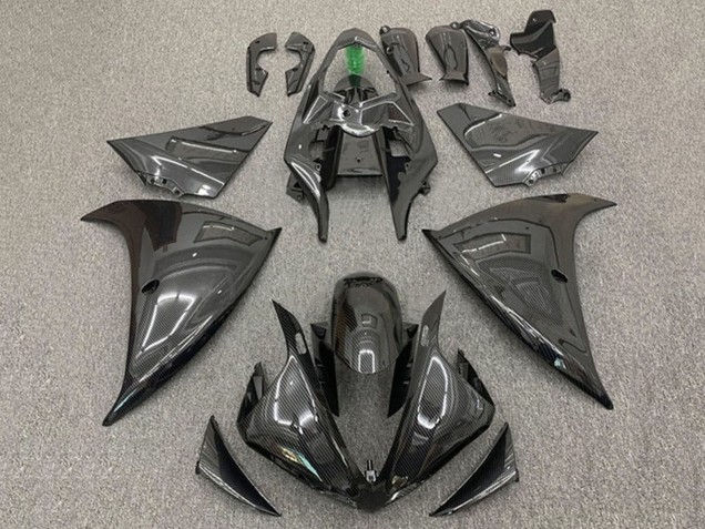 2009-2011 Faux Carbon Fiber Yamaha YZF 1000 R1 Motorcycle Fairings