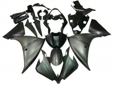 2012-2014 Matte Grey Matte Black Yamaha YZF 1000 R1 Motorcycle Fairings