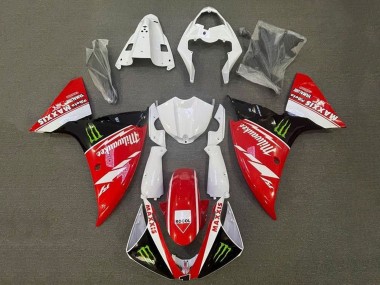 2012-2014 White Red Black Green Milwaukee Maxxis Monster Yamaha YZF 1000 R1 Motorcycle Fairings