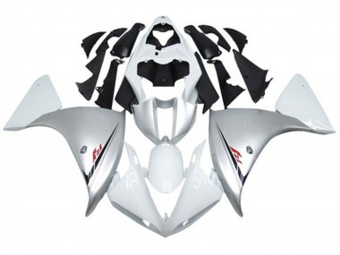 2012-2014 Silver White Yamaha YZF 1000 R1 Motorcycle Fairings