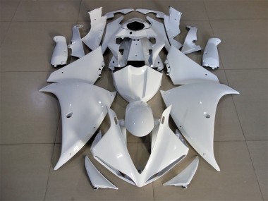 2012-2014 White Yamaha YZF 1000 R1 Motorcycle Fairings