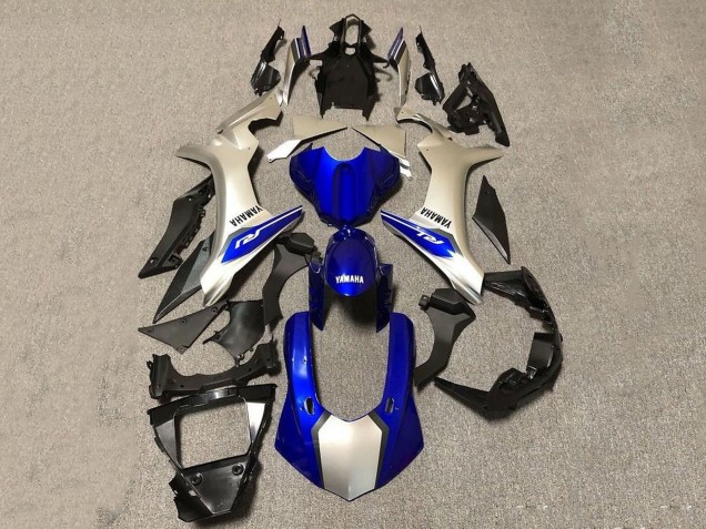 2015-2019 Silver Blue Yamaha YZF 1000 R1 Motorcycle Fairings