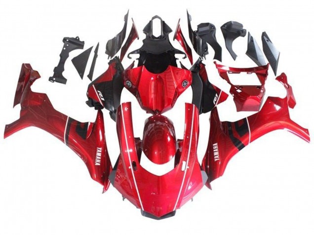 2015-2019 Red Black White Stripe Yamaha YZF 1000 R1 Motorcycle Fairing