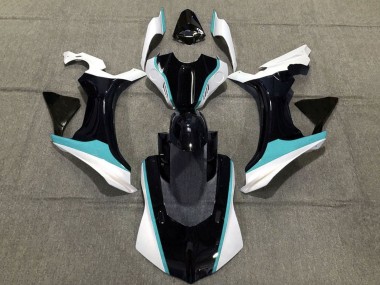 2015-2019 Black White Teal Blue Yamaha YZF 1000 R1 Motorcycle Fairings