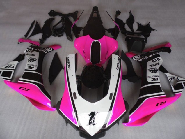 2015-2019 Pink White Glossy Black Motul YSP Yamaha YZF 1000 R1 Motorcycle Fairings
