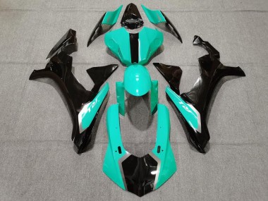 2015-2019 Turquoise Blue Glossy Black Yamaha YZF 1000 R1 Motorcycle Fairings