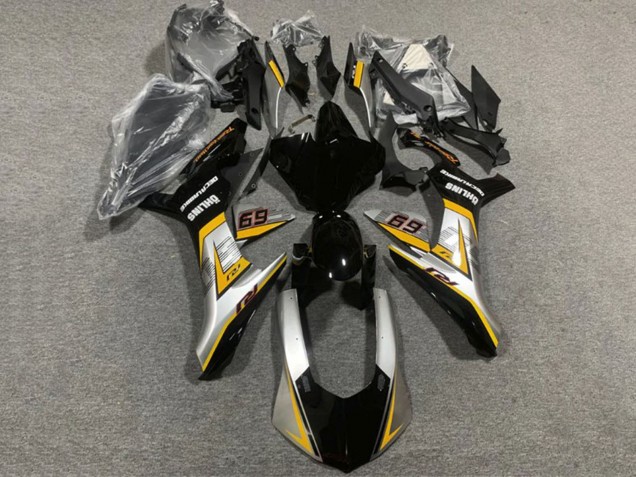 2020-2025 Silver Yellow Glossy Black Yamaha YZF 1000 R1 Motorcycle Fairings