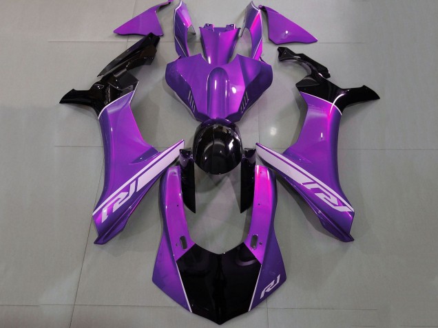 2020-2025 Purple Silver Glossy Black Yamaha YZF 1000 R1 Motorcycle Fairings