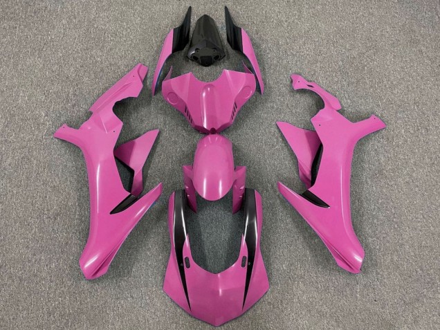 2020-2025 Pink Glossy Black Yamaha YZF 1000 R1 Motorcycle Fairings
