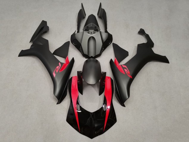 2020-2025 Glossy Black Matte Black Red Yamaha YZF 1000 R1 Motorcycle Fairings