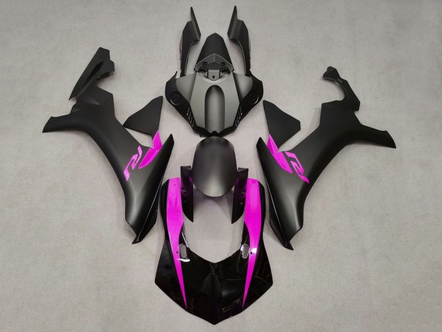 2020-2025 Glossy Black Matte Black Pink Yamaha YZF 1000 R1 Motorcycle Fairings