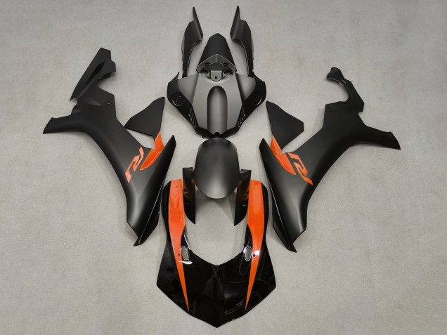 2020-2025 Glossy Black Matte Black Orange Yamaha YZF 1000 R1 Motorcycle Fairings