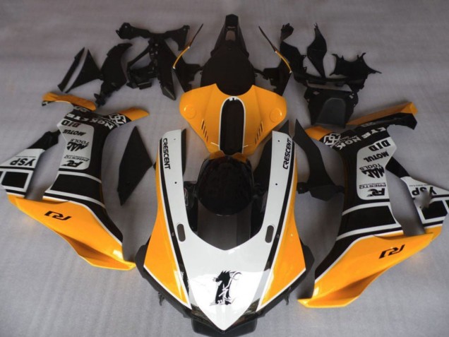 2020-2025 Orange White Black Yamaha YZF 1000 R1 Motorcycle Fairings