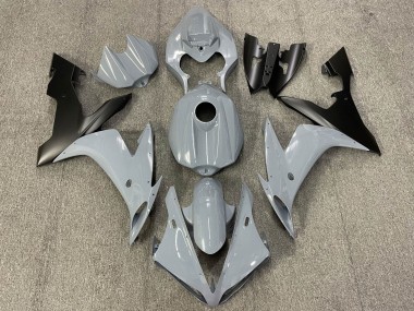 2004-2006 Nardo Grey Matte Black Yamaha YZF 1000 R1 Motorcycle Fairings