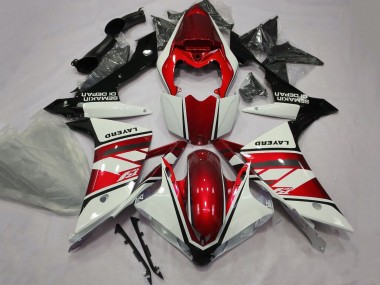 2007-2008 White Red Black Layerd Yamaha YZF 1000 R1 Motorcycle Fairings
