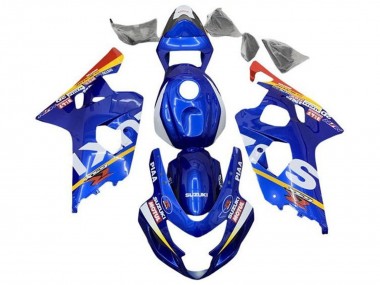 2004-2005 Blue White Yellow Red Suzuki GSXR 600 / GSXR 750 Motorcycle Fairings