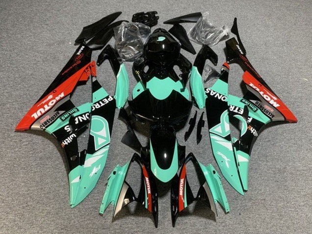 2006-2007 Light Green Red Black Petronas Motul Yamaha YZF R6 Motorcycle Fairings