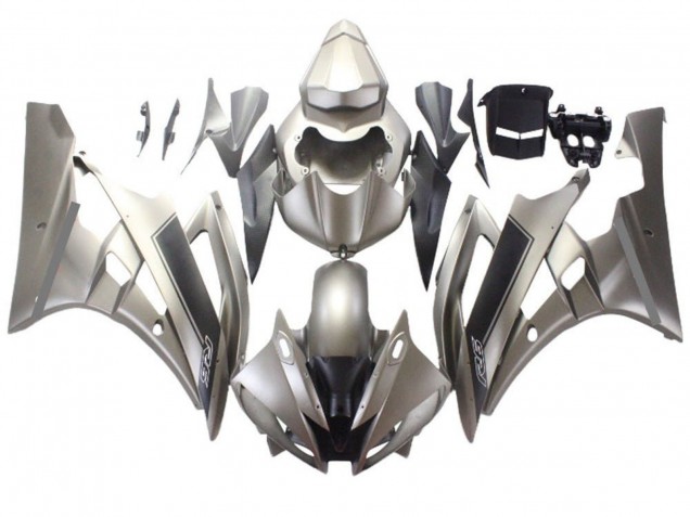 2006-2007 Silver Grey Yamaha YZF R6 Motorcycle Fairings
