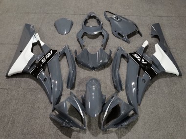 2006-2007 Nardo Grey White Black Yamaha YZF R6 Motorcycle Fairings