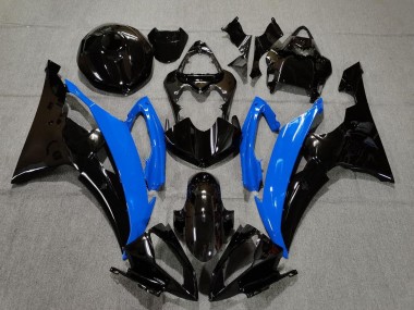 2008-2016 Blue Glossy Black Yamaha YZF R6 Motorcycle Fairings