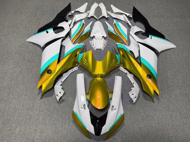 2017-2023 White Blue Gold Black Yamaha YZF R6 Motorcycle Fairings