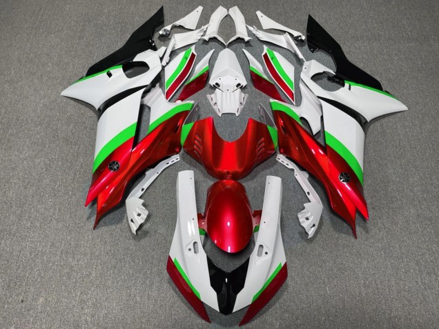 2017-2023 White Neon Green Red Black Yamaha YZF R6 Motorcycle Fairings