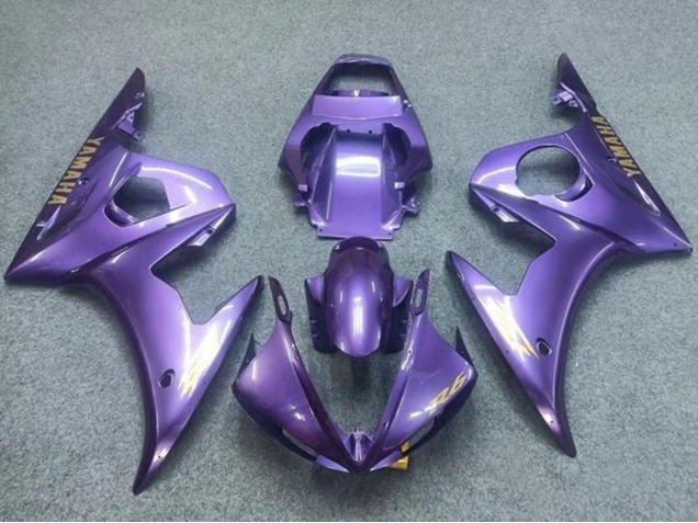 2005 Purple Gold Yamaha YZF R6 Motorcycle Fairings
