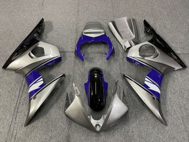 2005 Silver Blue Black White Yamaha YZF R6 Motorcycle Fairings