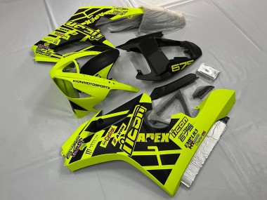 2006-2008 Yellow Matte Black Triumph Daytona 675 Triple Motorcycle Fairings