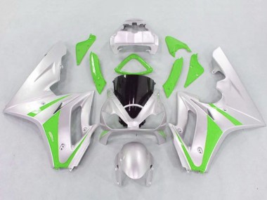 2006-2008 Silver Green Triumph Daytona 675 Triple Motorcycle Fairings