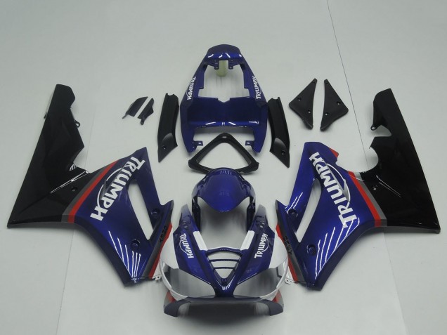 2009-2012 Blue Red Glossy Black Triumph Daytona 675 Triple Motorcycle Fairings