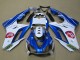 2009-2012 White Blue Hpi Triumph Daytona 675 Triple Motorcycle Fairings