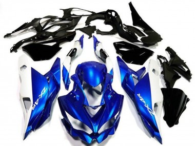 2019-2025 White Blue Kawasaki ZX4R ZX-4RR Motorcycle Fairings