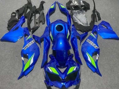 2019-2025 Blue Green Ecstar Kawasaki ZX4R ZX-4RR Motorcycle Fairings