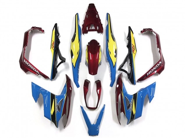 2018-2021 Blue Yellow Red Honda ADV150 Motorcycle Fairings