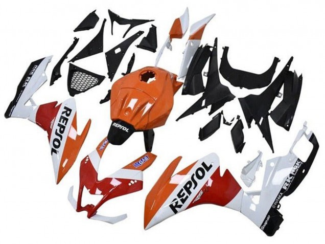 2012-2018 Orange White Red Glossy Black Repsol Aprilia RS4 50 125 Motorcycle Fairings
