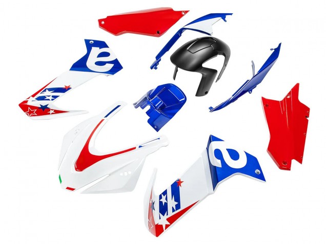 2020-2024 White Blue Red Aprilia RS660 Motorcycle Fairing