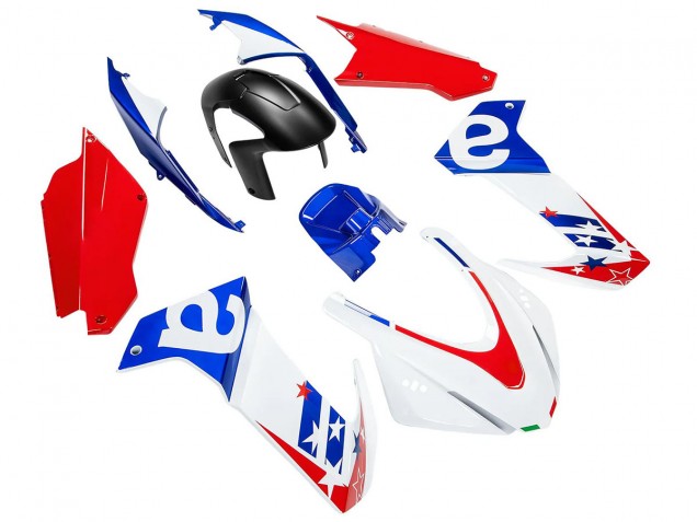 2020-2024 White Blue Red Aprilia RS660 Motorcycle Fairing