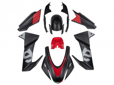2020-2024 Black Red Aprilia RS660 Motorcycle Fairings